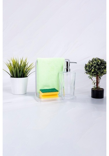 Luna Mutfak Sıvı Sabunluk-şeffaf-1164