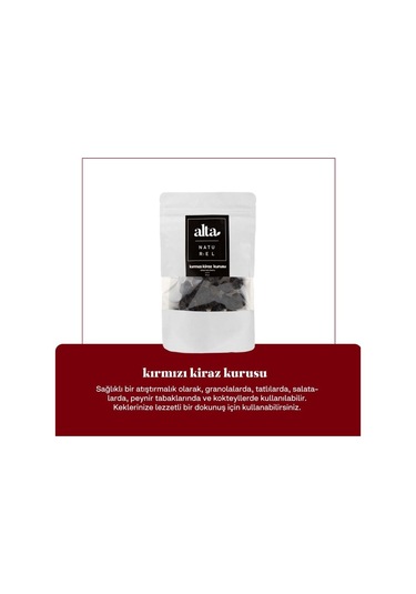 Alta Naturel Kırmızı Kiraz Kurusu 30 G