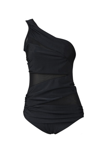 Geeroyoo Büyük Beden Kırmızı Tek Parça Bikini: Geniş Kollü Şeffaf Dokulu Yüzme Elbisesi - 4xl, Hafif Ve Dayanıklı, Spor Ve Plaj Aktivitesi İçin Diğer