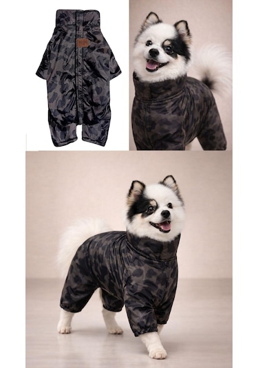 Alphadog Icon Polarlı Küçük Irk Köpek Yağmurluk Tulumu