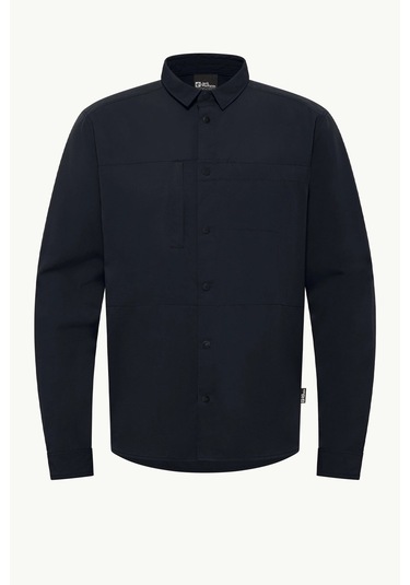 Jack Wolfskin Sierra Canyon Ls Erkek Gömlek Lacivert