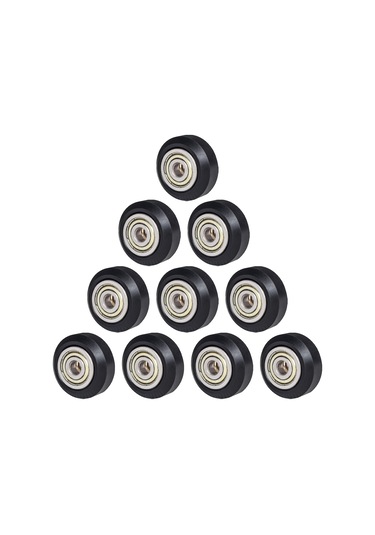 Yaleker 10 Adet Pom Delrin Kayar Çark, 24mm Dış Çap, 5mm Yatak Delik, 625zz Rulmanlı, 3d Yazıcı Parçası, Dayanıklı