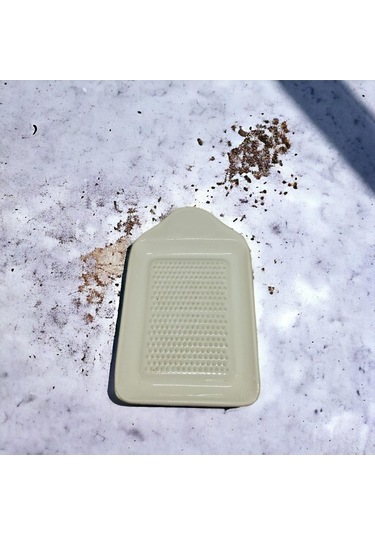 Çocuk Mama Rendesi Porselen Elma Rendesi Kare 17-10 Cm Meyve Rendesi