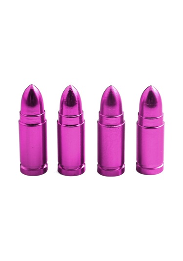 Neevoyu Alüminyum Purple Piyano Tipi Lastik Valve Kapağı - Araç, Motosiklet, Bisiklet Uyumlu - Dayanıklı Ve Kolay Kurulum