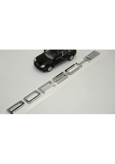 Porsche Bagaj Yazı Logo Parlak Krom Renk