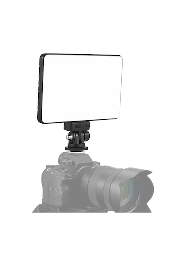 Mini Taşınabilir Fotoğraf Lambası Kısılabilir Led Işık Siyah Siyah