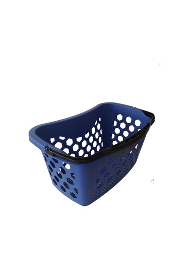 Fasulye Tipi Plastik Alışveriş Sepeti - Market El Sepeti