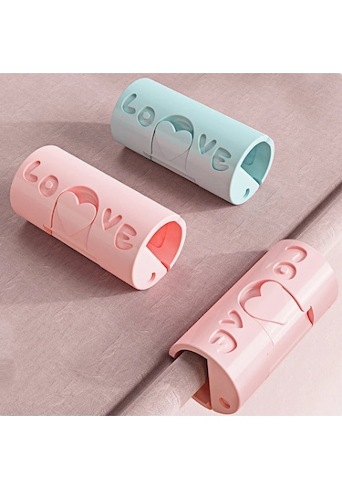 Mavi 6 Adet-6 Adet Çarşaf Sabit Klipler Plastik Kaymaz Yorgan Yatak Örtüsü Tutucu Yatak Bağlantı Elemanları Görünmez Çarşaf Kelepçesi