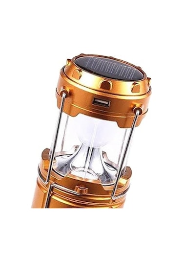 Atabayonline Güneş Enerjili Çok Fonksiyonlu Kamp Feneri Kamp Mavi