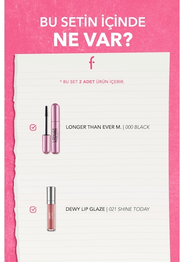 Flormar Lash A Licious & Gloss A Glow Makyaj Seti