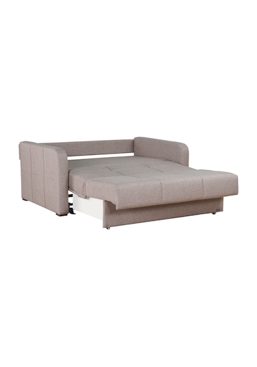 Kilim Mobilya Adonis Çift Kişilik Yataklı Kanepe 140'lık Renk Açık Kahve