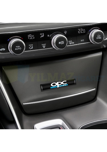 Opel Opc Logo Kapı Kolu Torpido Konsol Ayna Damla Silikon Araba Oto Sticker Etiket Yapıştırma