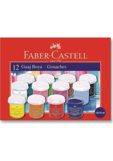 Faber Castell Faber-Castell Guaj Boya 12'Li Çok Renkli