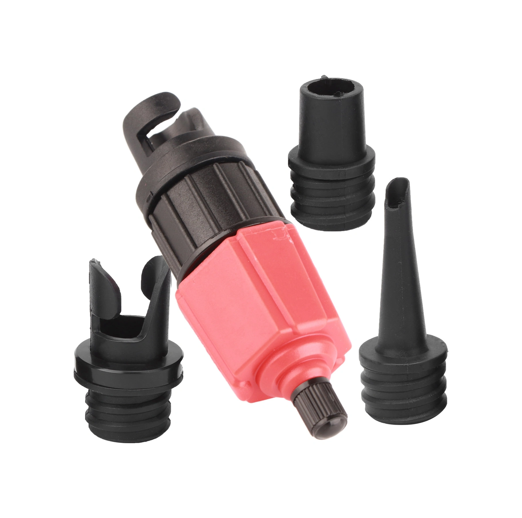 Vkemall Sup Valf Adaptörü - Nylon+alüminyum, 3 Farklı Bağlantı, Leak-proof - Sup, Kano, Lastik Bot, Havlu Yatağı İçin Hava Pompa Dönüştürücü