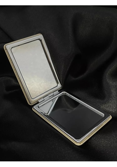 Vikkat Cep Boy Kırabacak Katlanabilir Ayna 257482643 Altın Rengi