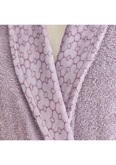 Karaca Home Casita Flos 6 Parça Gri Mürdüm Aile Banyo Seti (523670666) Gri