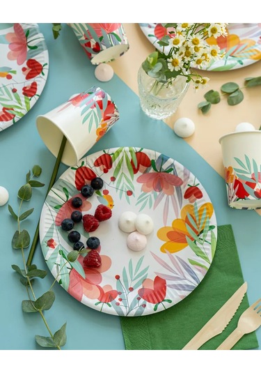 Albeta Parti İçin Tek Kullanımlık Tabak Takımı 20 Kişilik 254304397 100 adet