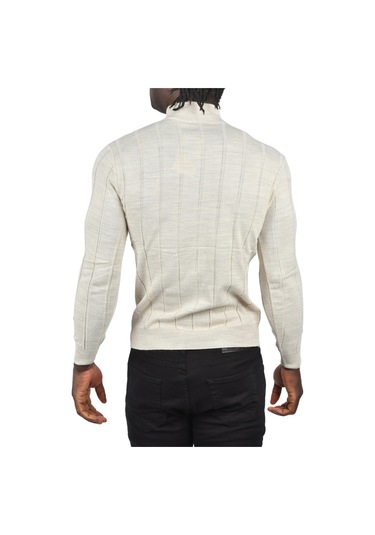 Deepsea Erkek Bej Slim Fit Likralı Tüylenme Yapmayan Yarım Balıkçı Çizgili Triko Yarım Boğazlı Kazak 2505503 Bej Deepsea Erkek Bej Slim Fit Likralı Tüylenme Yapmayan Yarım Balıkçı Çizgili Triko Yarım Boğazlı Kazak 2505503 Bej