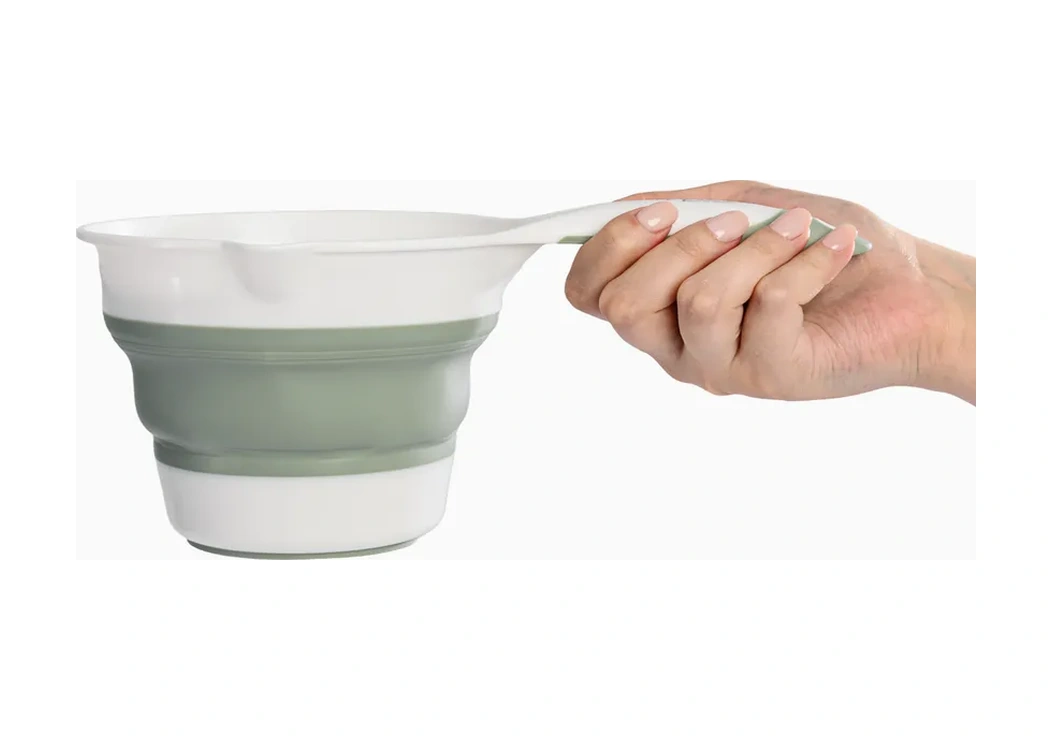 Miyoumi Çocuklar İçin Silikon Katlanabilir Banyo Kepçesi, Mutfak Aleti 197668859 Keten