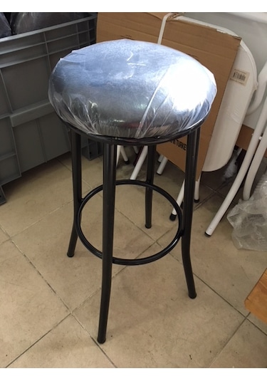 Bar Taburesi 65 Cm Metal Bar Tabure Siyah Çok Renkli