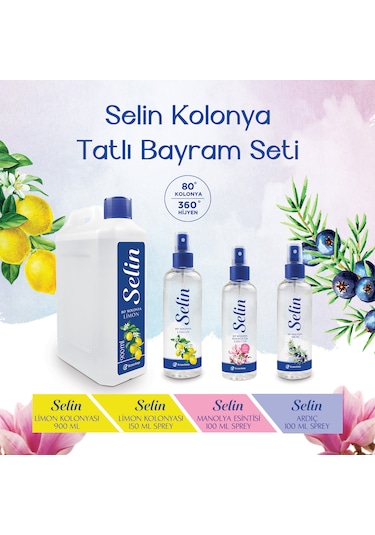 Selin Kolonya Tatlı Bayram Seti