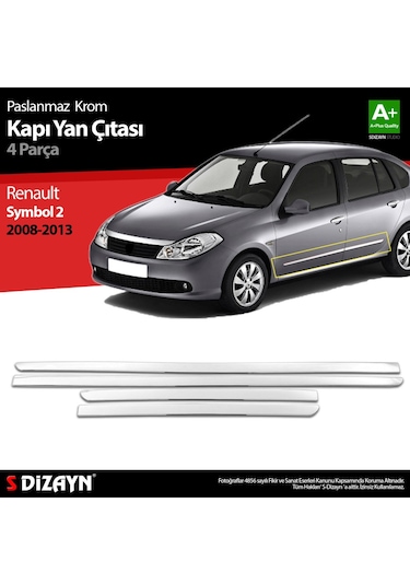 Renault Symbol 2 Krom Kapı Yan Çıtası 2008-2013