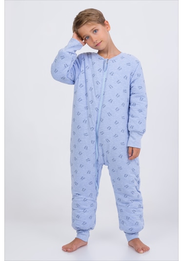 Erkek Çocuk Kalın Elyaf Dolgulu Premium Kalite 2.5 Tog Desenli Uyku Tulumu-mavi-siyah Mavi - Siyah Erkek Çocuk Kalın Elyaf Dolgulu Premium Kalite 2.5 Tog Desenli Uyku Tulumu-mavi-siyah Mavi - Siyah