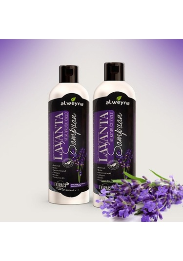 Alweyna Lavanta & At Kuyruğu Özlü Bitkisel Şampuan 2 x 400 ML