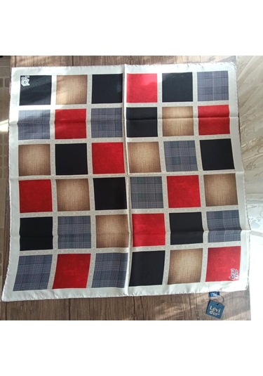 Levidor Twill İpek Eşarp Çok Renkli