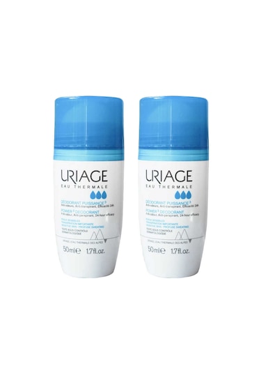 Uriage Eau Thermale Power3 Roll-On Deodorant 2 x 50 ML