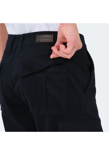 Slazenger EARNINGS Erkek Cepli Kargo Lacivert Şort