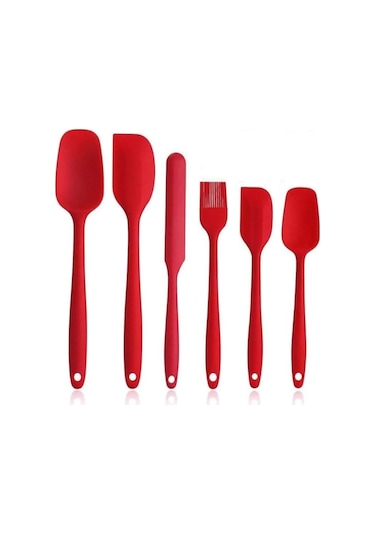 Periboia 6 Lı Set Yanmaz Yapışmaz Mutfak Pasta Slikon Yumurta Fır
