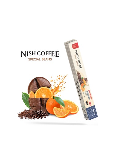 Nish Coffee Portakal Aromalı Kapsül Kahve - 10 Adet Diğer