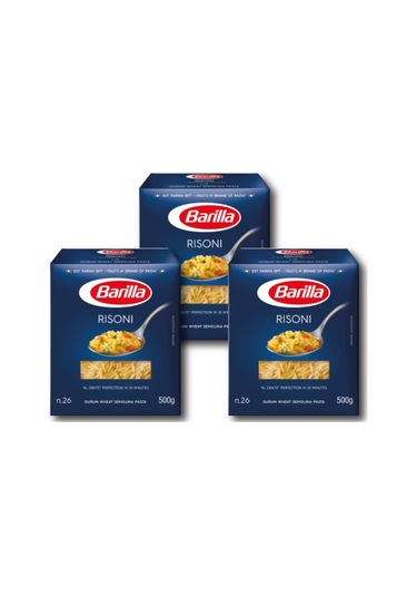 Barilla Risoni Arpa Şehriye 3 x 500 G