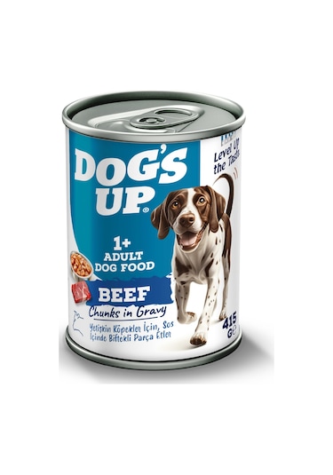 Dogs Up Yaş Yetişkin Köpek Maması Biftekli 415gr 36lı