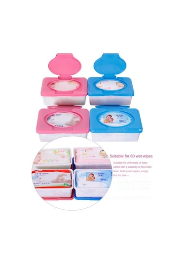 Mendil Plastik Saklama Bebek Mendili Dağıtıcı Leke Dayanıklı Toz Geçirmez Kapaklı Kaymaz Mendil Kutu Tutucu Yatak Odası İçin