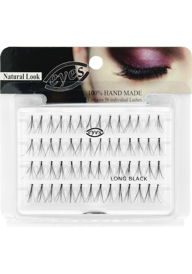 Eyes Tekli Kirpik 56'lı Long Siyah-30