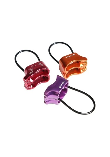 Besthome1 Çift Yuvalı Emniyet Halkalı Belay Kaya Tırmanışı Rappel Kullanıcı Cihazı Turuncu Turuncu