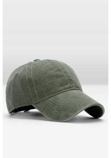 Külah Erkek Eskitme Şapka Yazlık Outdoor Kep Kasket-Yeşil-Yeşil-Standart