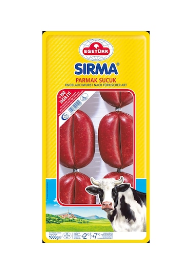 Egetürk Sırma Az Acılı Parmak Sucuk 1 KG