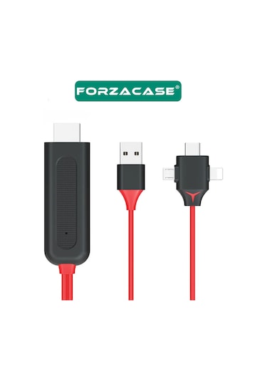 3in1 Görüntü Aktarıcı Kablo Lightning Type-c Micro Usb Fc450