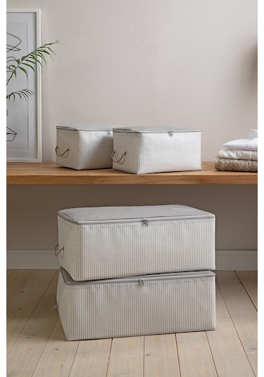 Ocean Home Textile 4'lü Gri Renk Stuff & Things Hurç Set