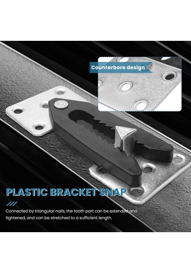 Samdoo 4 Adet Demir Mutfak Koltuk Yatağı Ekleme Bağlayıcı, Gümüş-siyah Mobilya Katlanabilir Bağlantı Elemanı