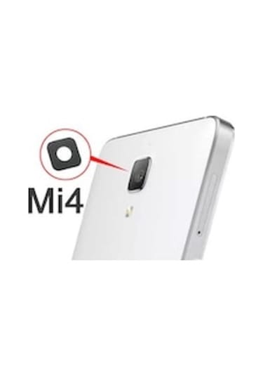 TE Xiaomi Uyumlu Mi 4 Arka Kamera Camı Lensi (Teknik Malzemedir)