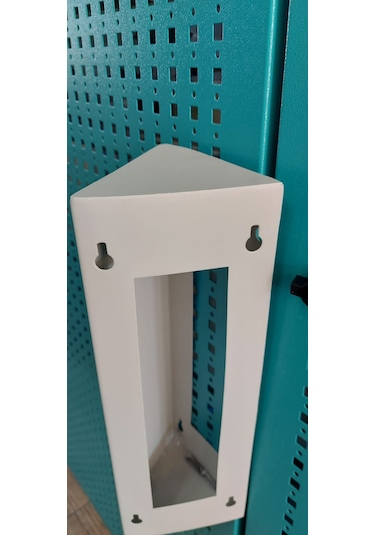 Üçgen Açılı Diafon 12x35x12 Zil Paneli, Metal Koruma Kutusu Bej