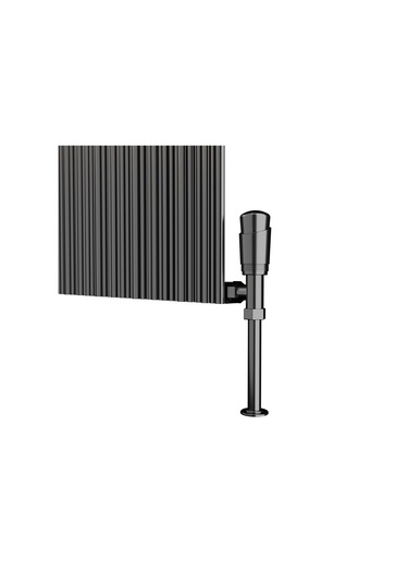 Lojimax Alüminyum Çift Panel Yatay Radyatör Bamboo Double 600x719mm 6 Dilim Dokulu Siyah 786 W Yüksek Isıl Güç