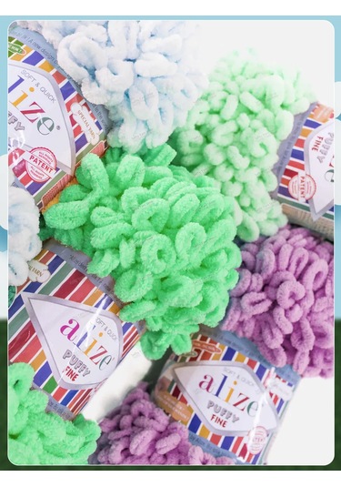 Alize Puffy Alize Puffy Fine 55 Peluş İplik 270748153