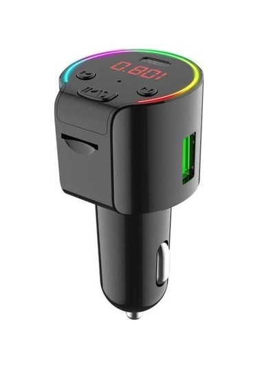 Artfulabode Verici Type-c Hızlı Şarj Qc3.0 Mp3 Çalar Araç Kiti Fm 5.0 Bluetooth Eller Desteği G61
