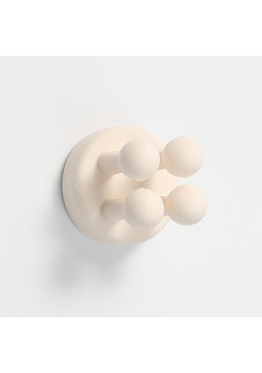 Beyaz Fonken 1 Adet Evrensel Silikon Kanca Mutfak Yaratıcıları Kendinden Yapışkanlı Diş Fırçası Tutucu Çok Amaçlı Su Geçirmez Depolama Tutucular Beyaz