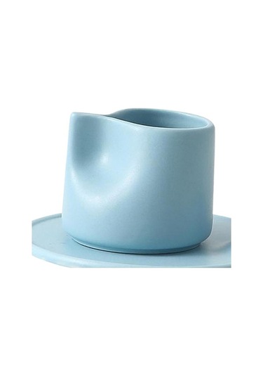 Createtech Homyl Mavi Kahve Kupa, Soğuk İçecekler İçin İdeal MAvi